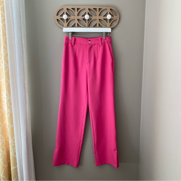 Sanctuary High Rise Wide Leg Pants Pink Sz 25 - Picture 1 of 11